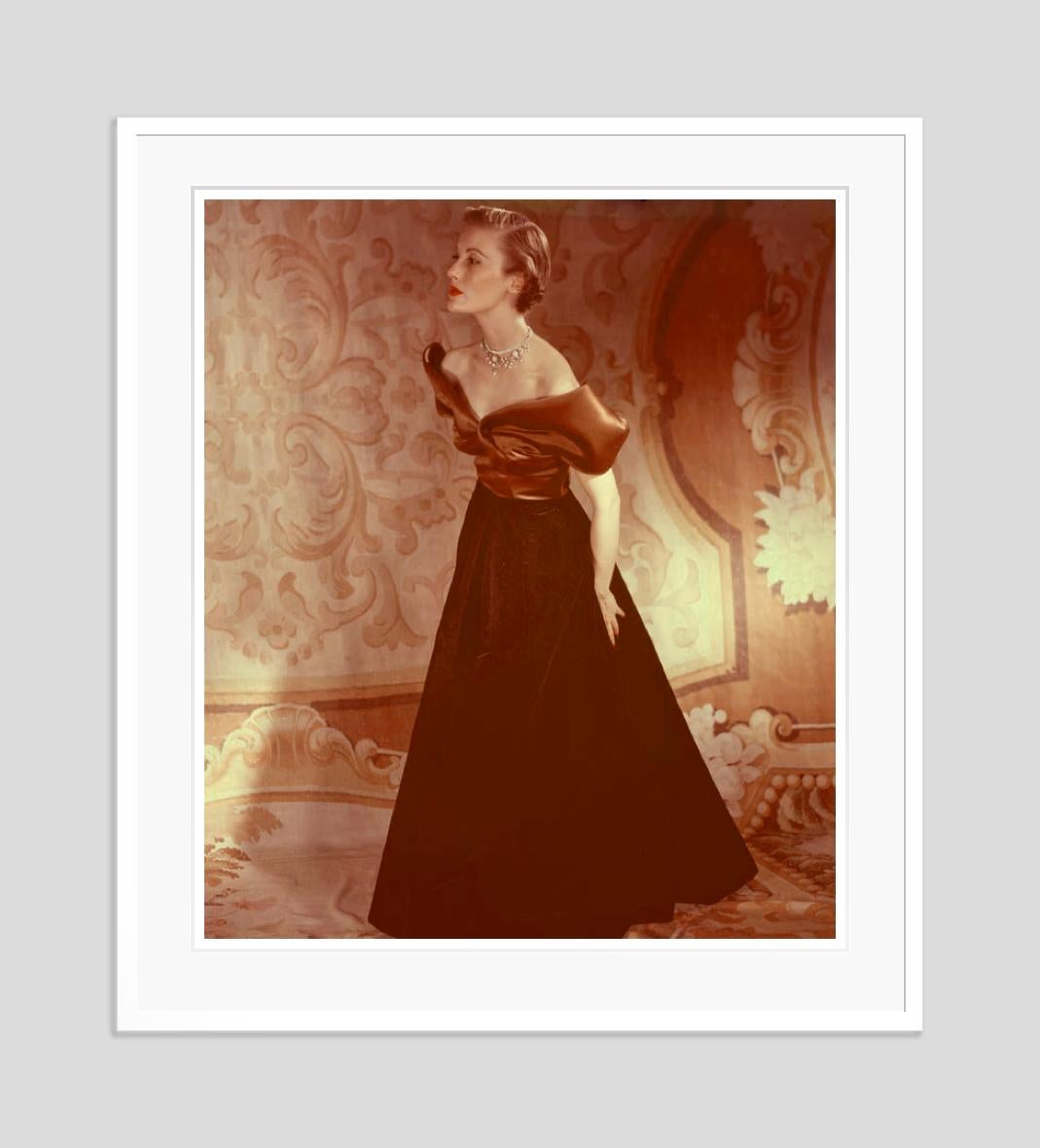 Evening Gown 1948 Limited Signature Stamped Edition  - Modern Photograph by Toni Frissell