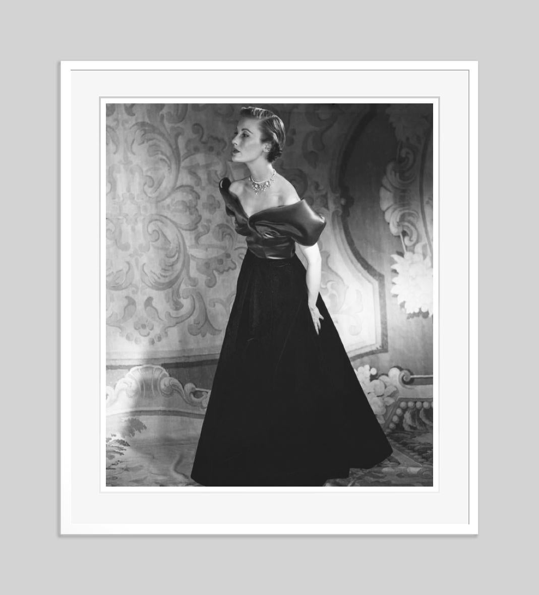 Evening Gown 1948 Oversize Limited Signature Stamped Edition  - Modern Photograph by Toni Frissell