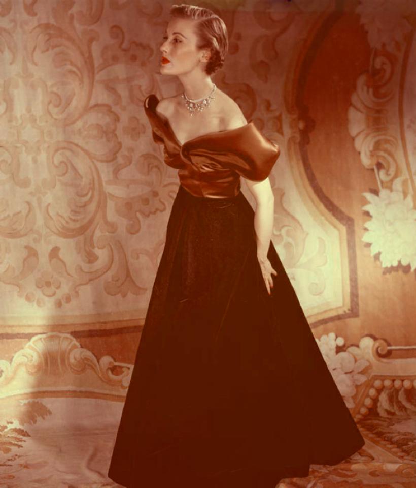 Toni Frissell Color Photograph - Evening Gown 1948 Oversize Limited Signature Stamped Edition 