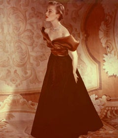 Robe de soirée surdimensionnée 1948, édition limitée signée et estampillée 