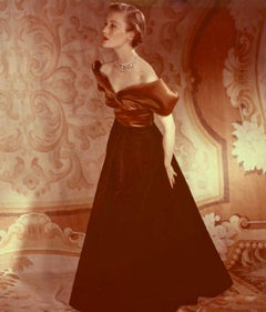 Robe de soirée surdimensionnée 1948, édition limitée signée et estampillée