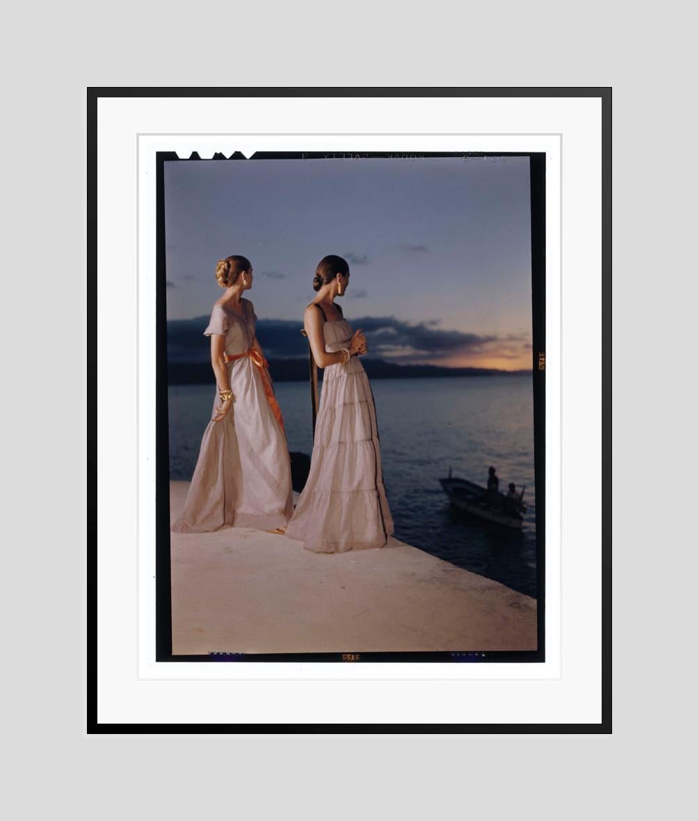 Evening Gowns At Sunset 1946 Oversize Limited Signature Stamped Edition  - Modern Photograph by Toni Frissell