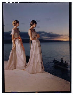 Evening Gowns At Sunset Limited Signature Stamped Edition 