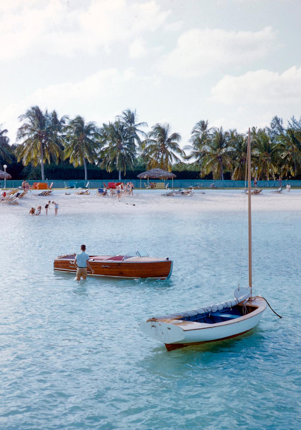 Florida Beach Scene 1954 Toni Frissell Limited Signature Stamped Edition