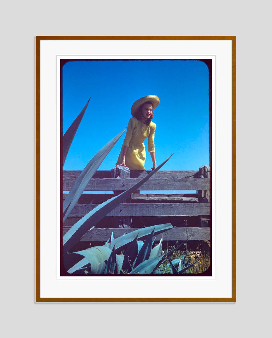 Girl In Yellow 1944 Limited Signature Stamped Edition  - Modern Photograph by Toni Frissell