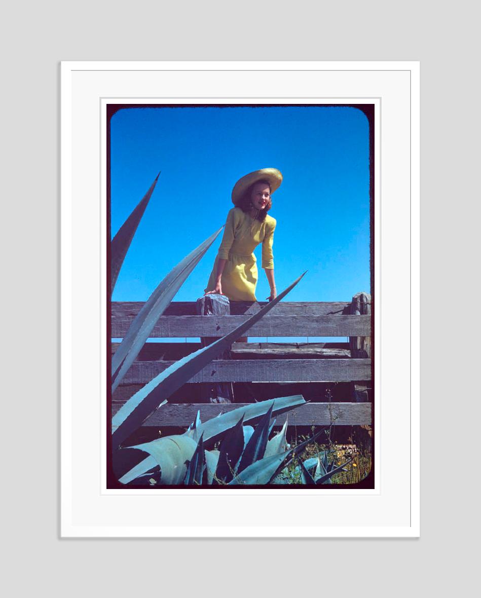 Girl In Yellow 1944 Oversize Limited Signature Stamped Edition  - Photograph by Toni Frissell