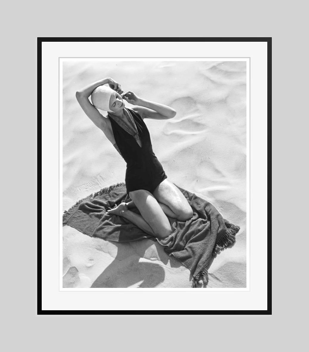 Girl On The Beach 1947 Oversize Limited Signature Stamped Edition  - Modern Photograph by Toni Frissell