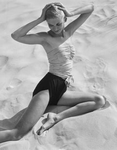 Girl On The Beach 1948 Oversize Limited Signature Stamped Edition