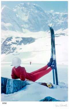 „Haute Route Repose“ – Ungerahmte, limitierte Auflage mit Signaturstempel