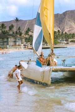 Retro Hawaiian Scenes 1957 Limited Signature Stamped Edition