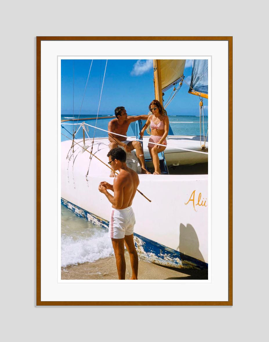 Hawaiianische Szenen in Übergröße, limitierte, gestempelte Auflage von 1957  – Photograph von Toni Frissell