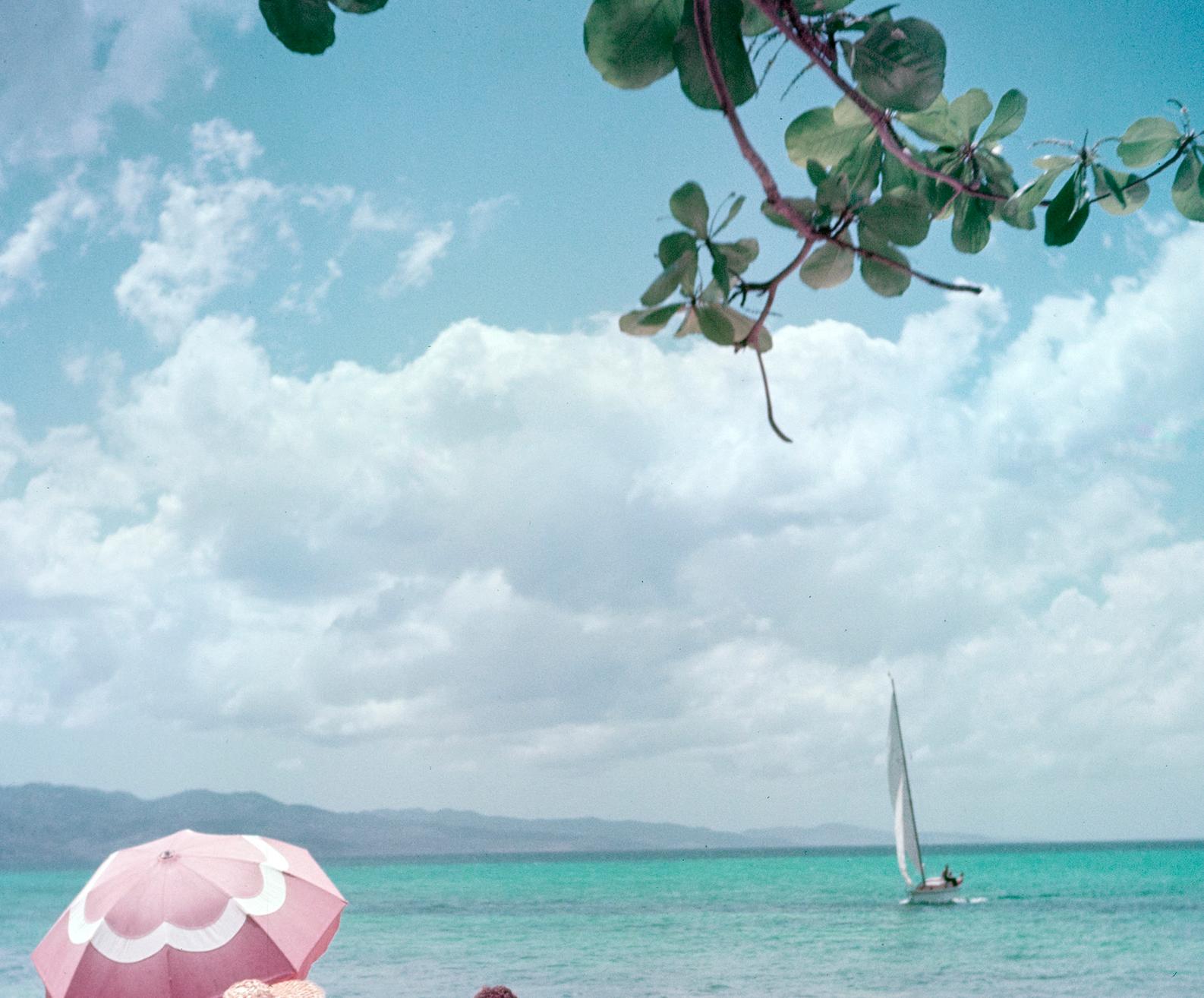 Jamaika Parasol 1948 Limitierte, gestempelte Ausgabe im Angebot 2