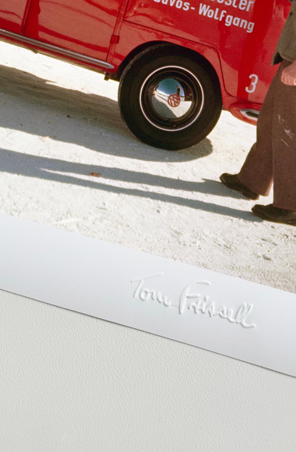 Klosters Ski Bus 1951 Giant Oversize Edición limitada con sello de firma - Photograph de Toni Frissell