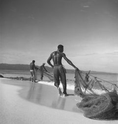 Montego Bay Fisherman Limited Signature Stamped Print, 30x30 Inches