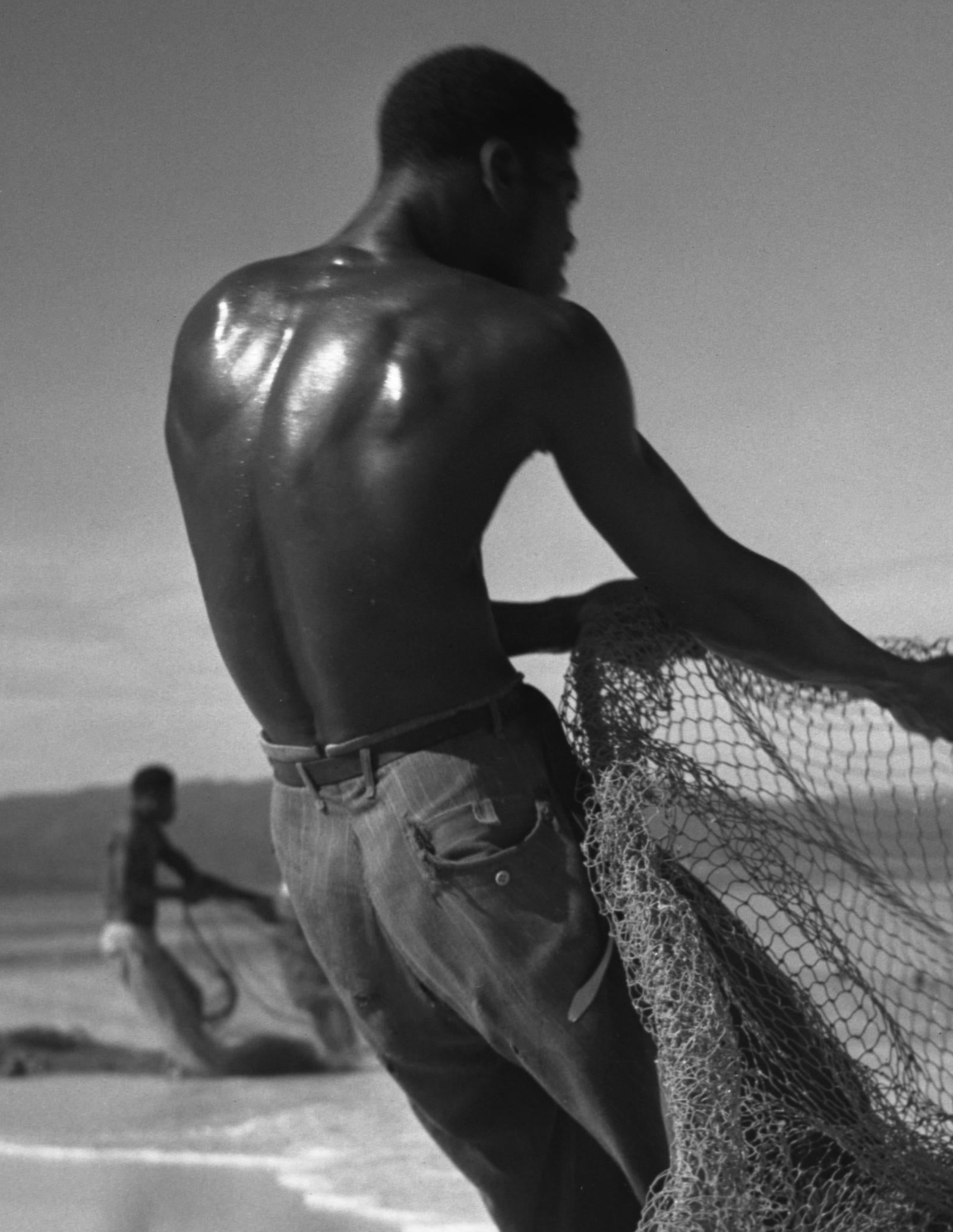Montego Bay Fishermen 1940s Toni Frissell Limited Signature Stamped Edition For Sale 1