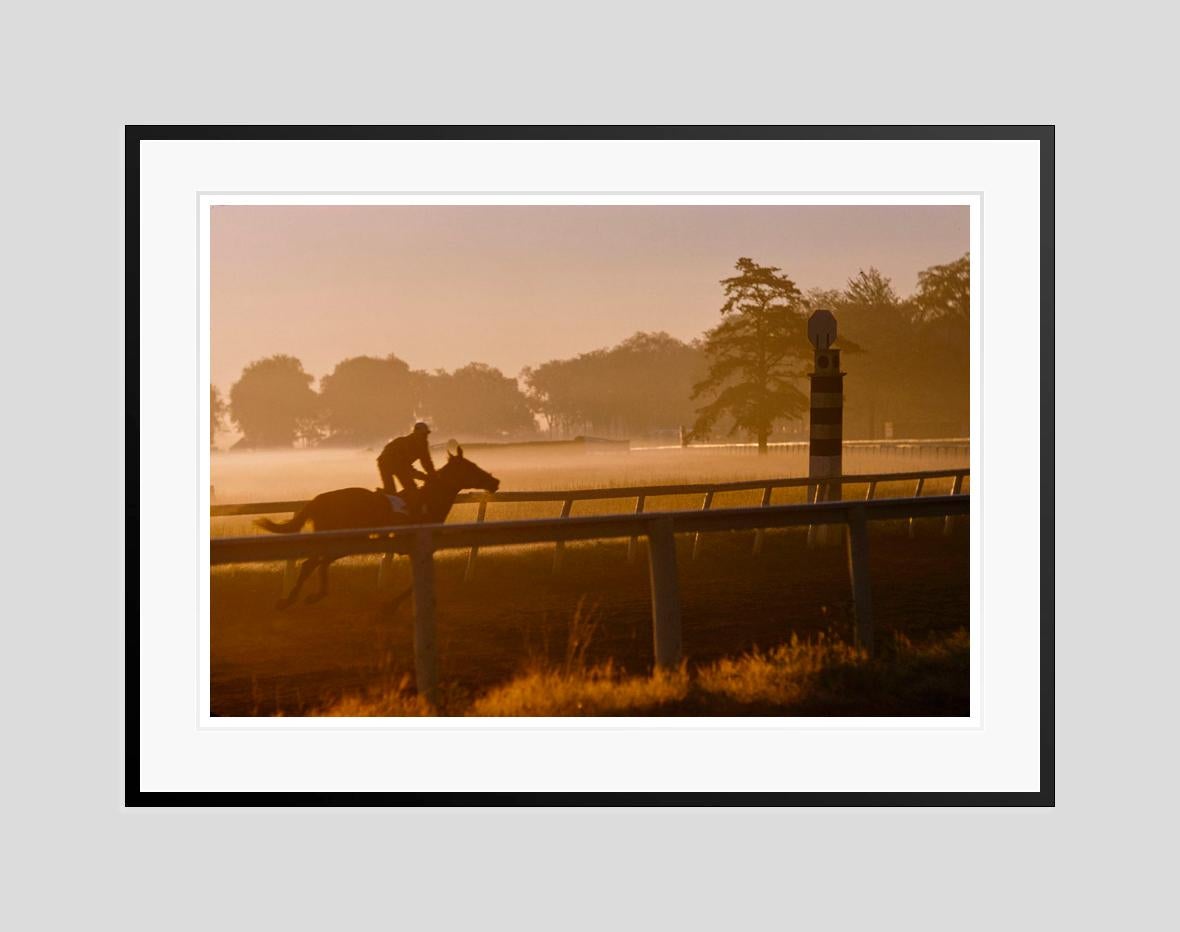 Morgentraining in Saratago 

1960

Ein Rennpferd beim morgendlichen Training, Saratoga, USA, 1960

von Toni Frissell

40 x 60