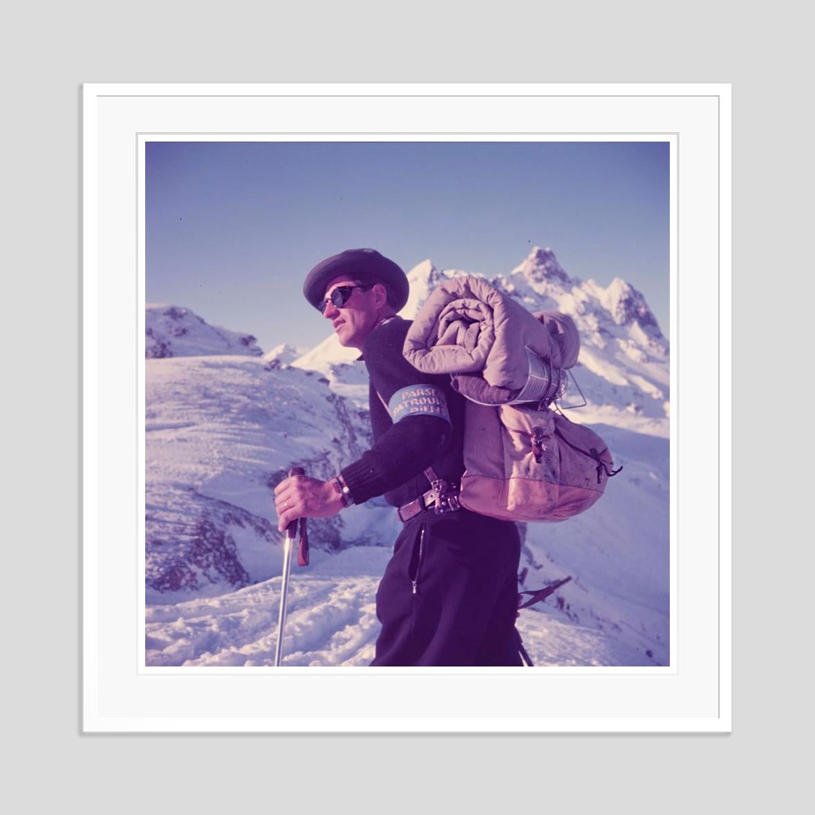 Mountain Top

1951

A member of the Klosters ski patrol, Switzerland, 1951.

by Toni Frissell

30 x 30