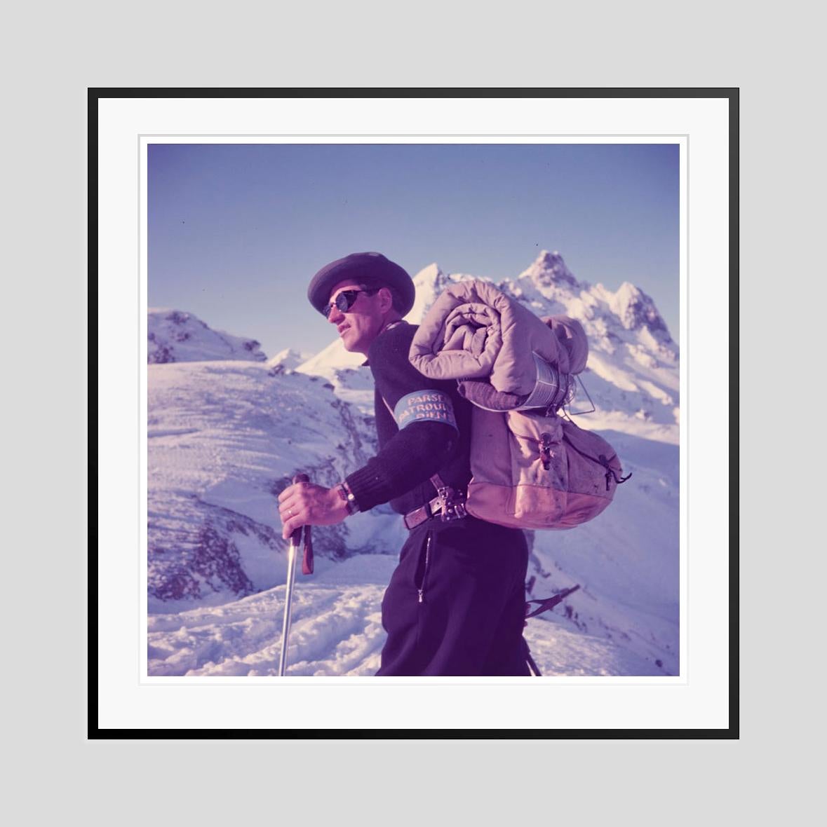 Mountain Top 

1951

A member of the Klosters ski patrol, Switzerland, 1951

by Toni Frissell

30 x 30