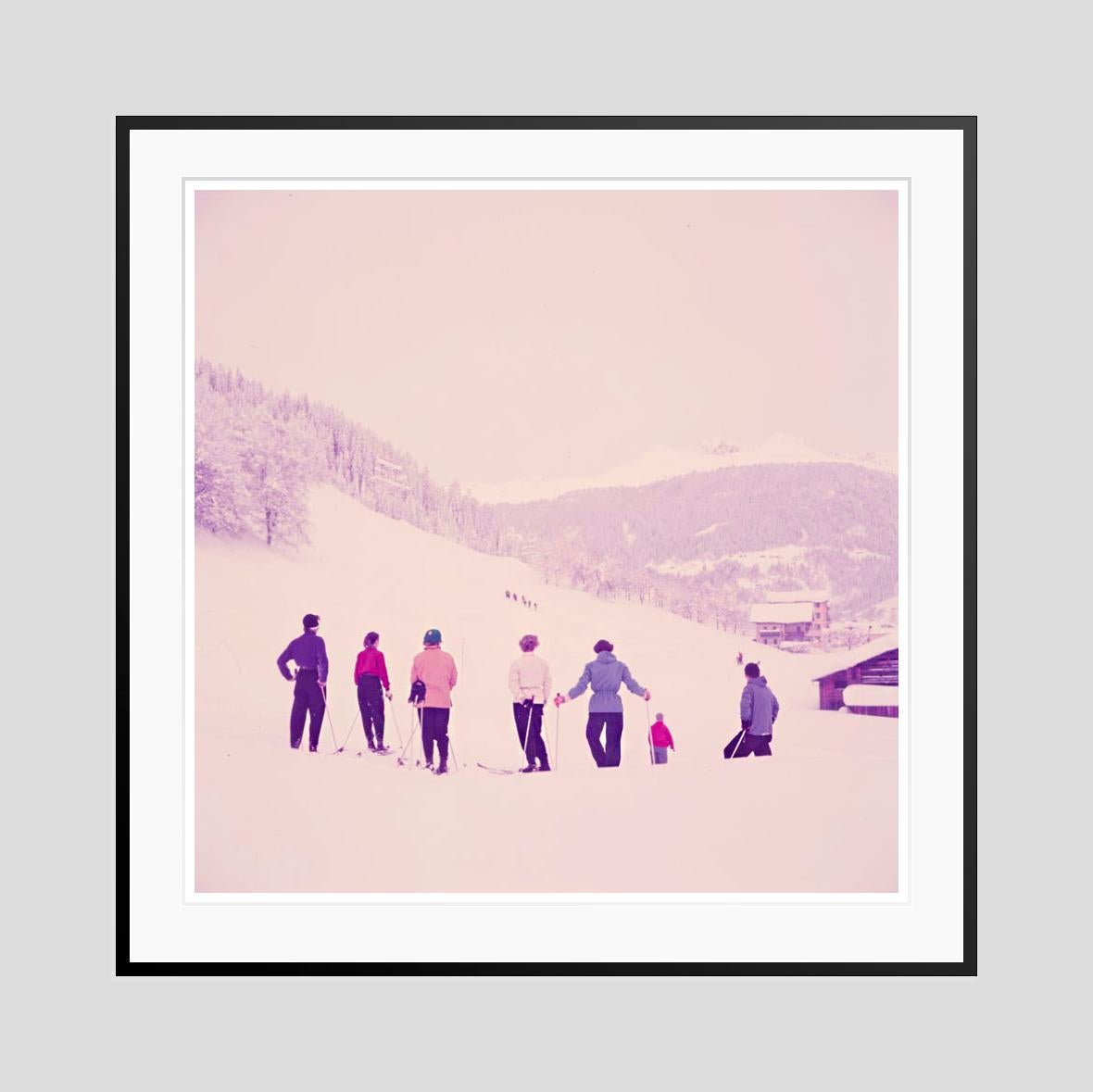 Mountain Top 1951 Oversize Limited Signature Stamped Edition (Pink), Color Photograph, von Toni Frissell