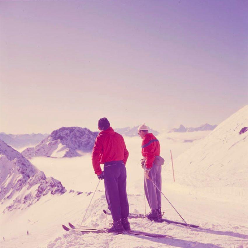 Toni Frissell Color Photograph – Mountain Top 1951 Oversize Limited Signature Stamped Edition