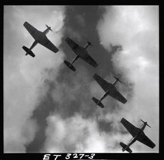 Mustangs In Flight 1945 Limitierte Signatur gestempelte Auflage 