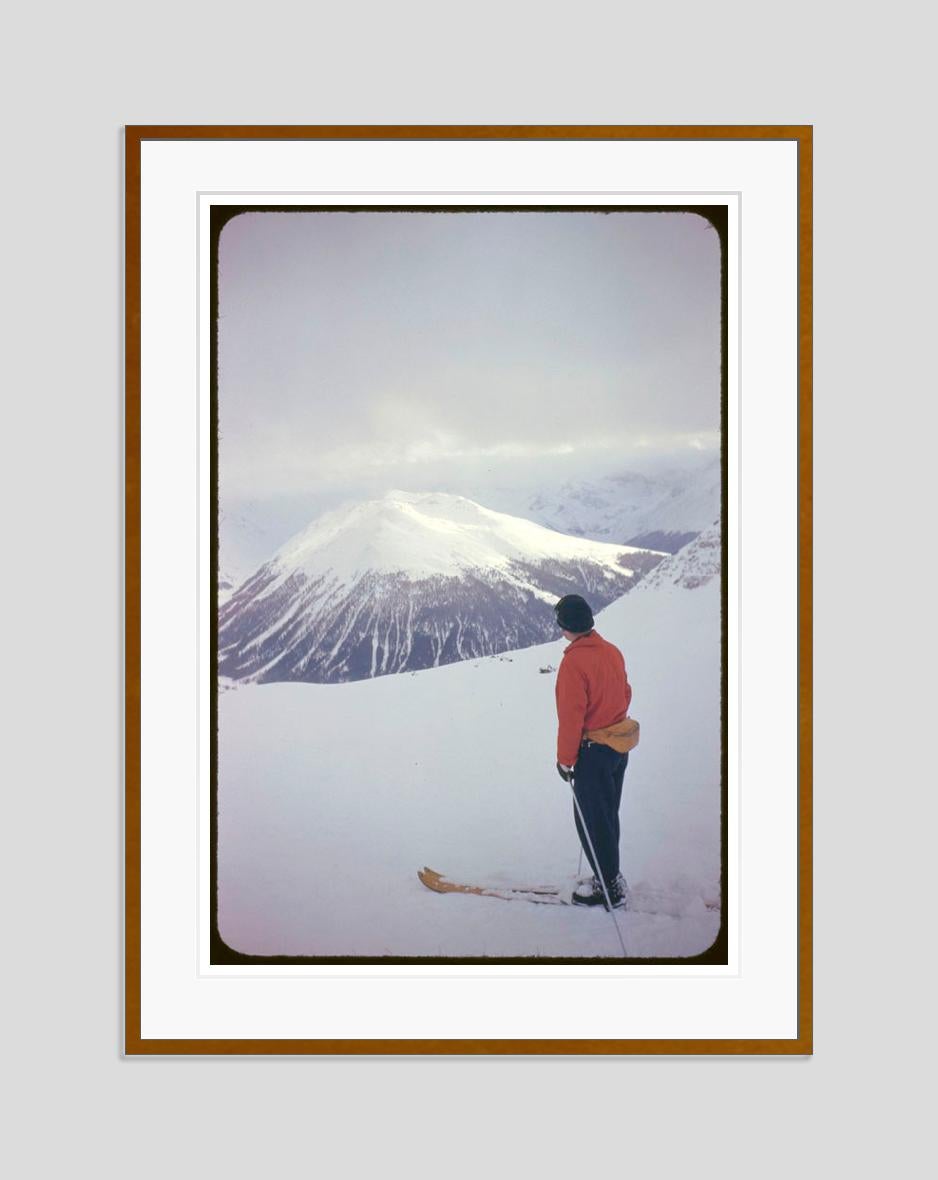 In cima al mondo  1954 Oversize Edizione limitata con timbro della firma - Photograph di Toni Frissell