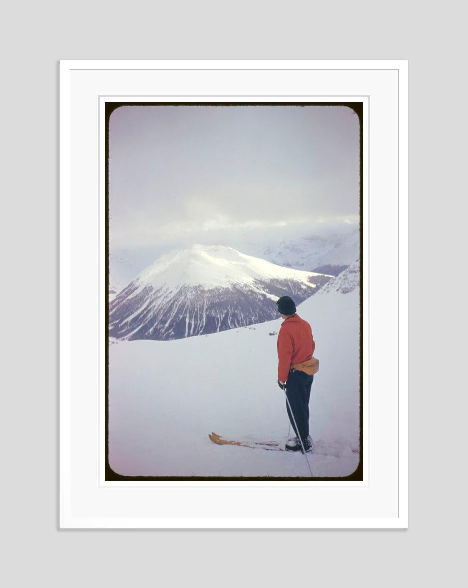 In cima al mondo  1954 Oversize Edizione limitata con timbro della firma - Photograph Moderno di Toni Frissell