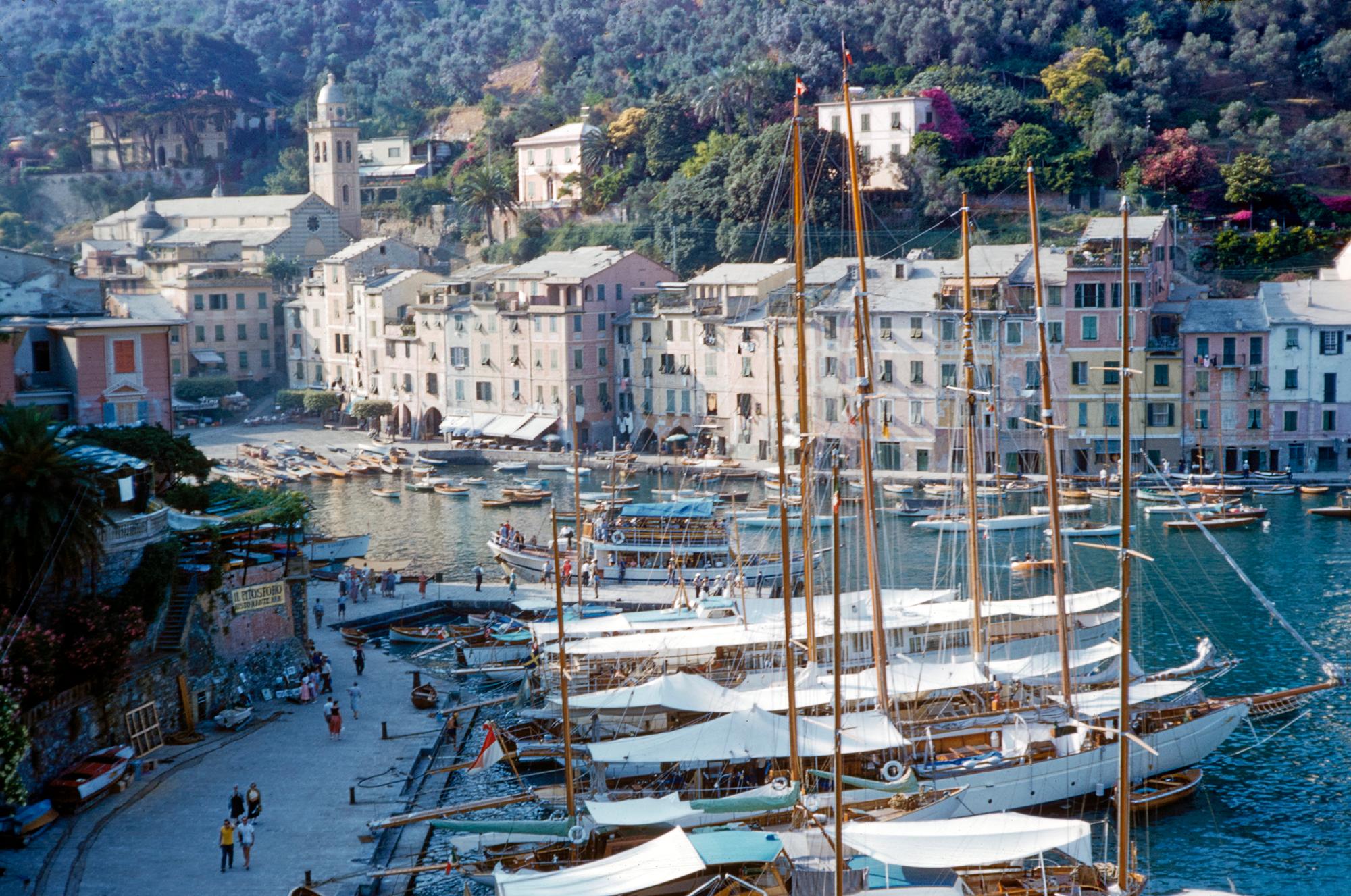 Landscape Photograph Toni Frissell - Rapallo Port Genoa Italy 1954 Oversize Limited Signature Stamped Edition