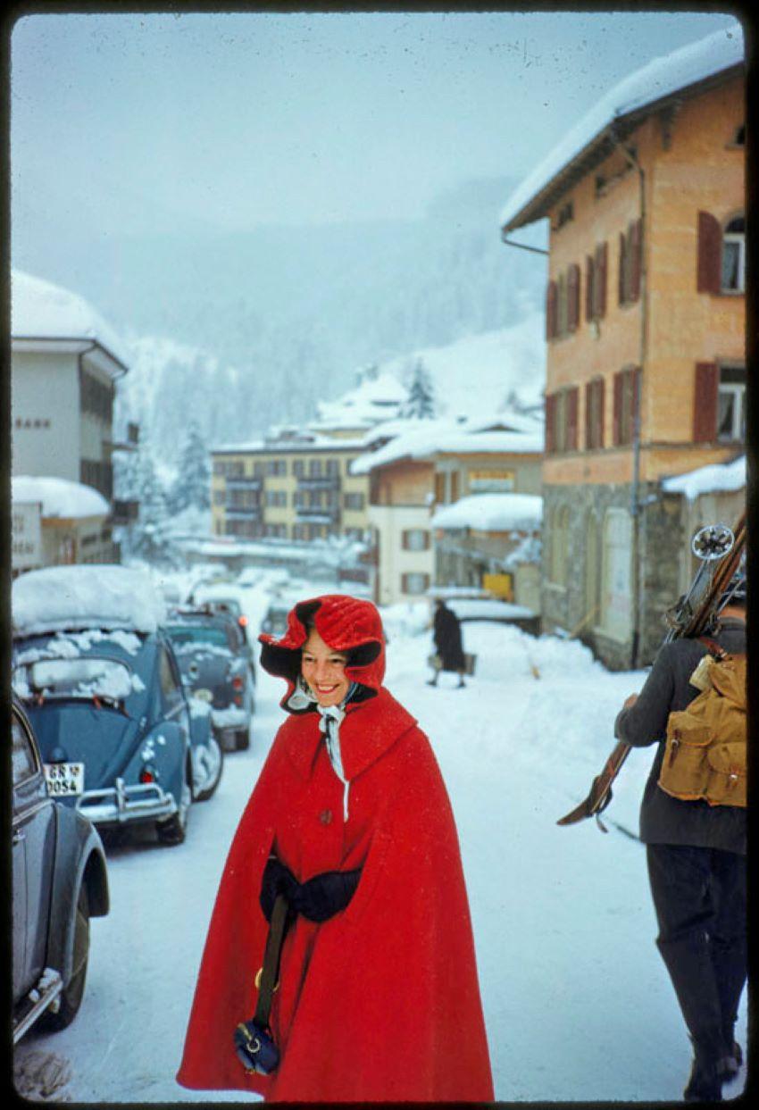 Toni Frissell Color Photograph - Red Riding Hood  1959 Limited Signature Stamped Edition 