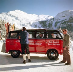 Bus de ski géant surdimensionné signé, édition limitée, 1951