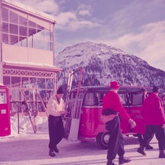 Ski Bus 1954 Limitierte, gestempelte Ausgabe 