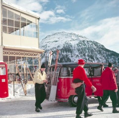Klosters Ski Bus 1954, édition limitée signée et estampillée