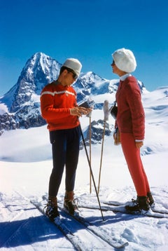 "Skiing the Haute Route" - Edizione limitata senza cornice con timbro autografo