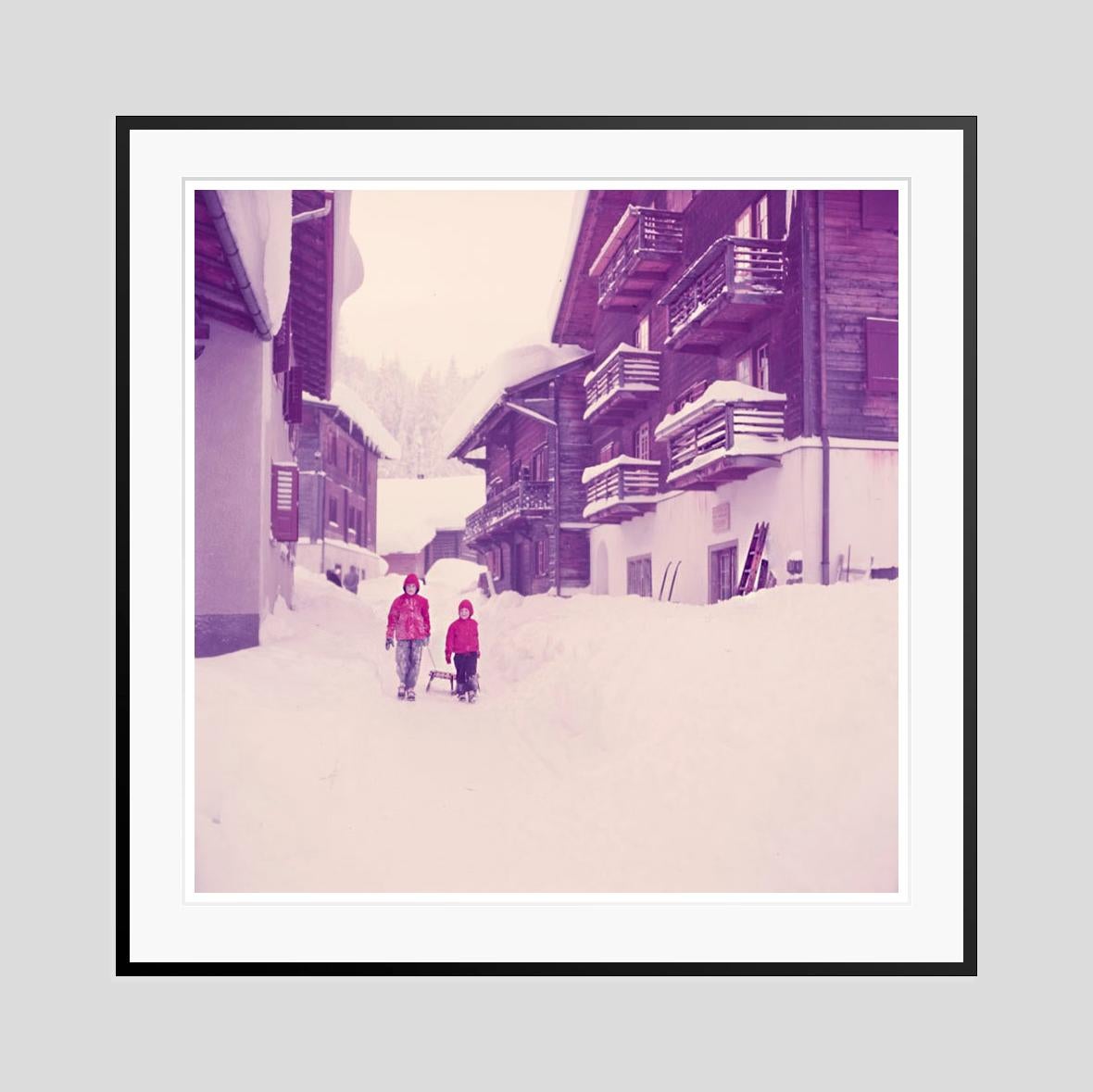 Sledging Trip 

1951

Two children drag their sledge through the streets, Klosters, Switzerland, 1951

by Toni Frissell

40 x 40