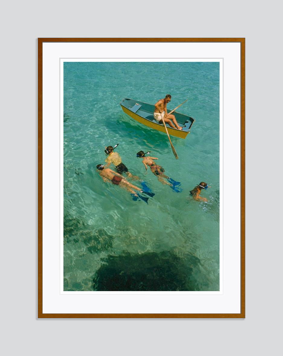 Snorkelling 1956 Limited Signature Stamped Edition  - Photograph by Toni Frissell