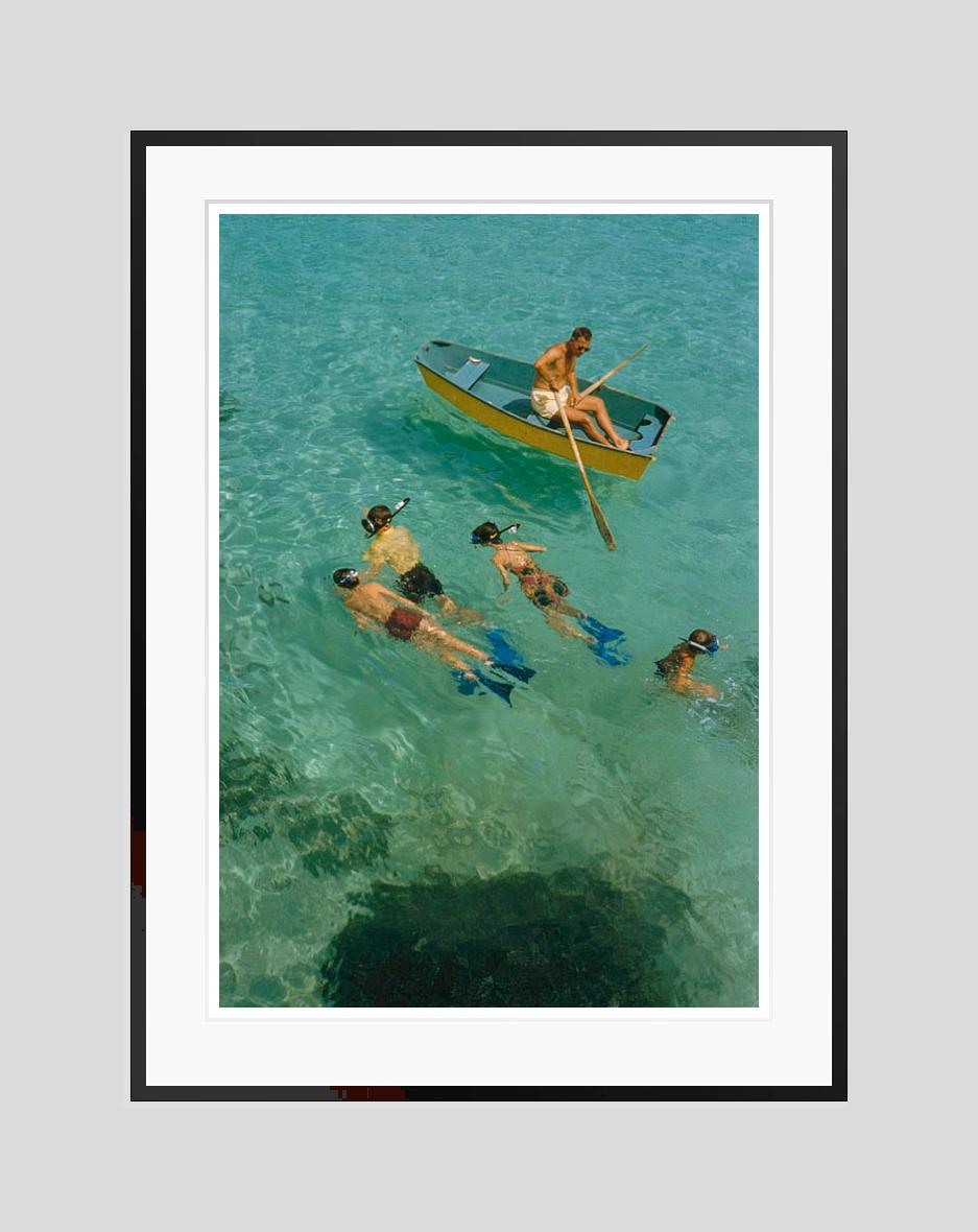 Schnorcheln

1956

Eine Gruppe von Kindern schnorchelt an der Seite eines Bootes, Bermuda, 1956.

von Toni Frissell

40 x 60