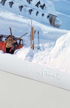 St Anton Ski Bus 1955 Toni Frissell Edizione limitata con timbro della firma