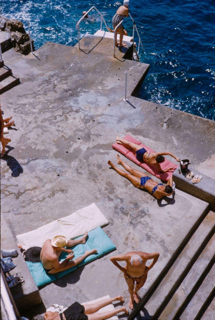 Toni Frissell Color Photograph - Sunbathers 1954 Limited Signature Stamped Edition 