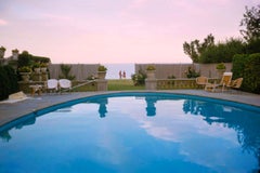 Sunset By The Pool 1962 Übergröße Limited Signature Stamped Edition