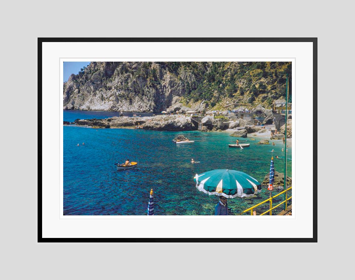 Swimmers In Capri 1959 Limited Signature Stamped Edition  - Photograph by Toni Frissell