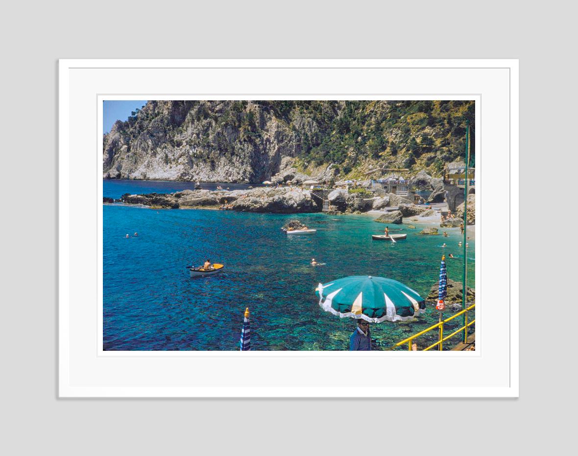 Swimmers In Capri 1959 Oversize Limited Signature Stamped Edition  - Modern Photograph by Toni Frissell