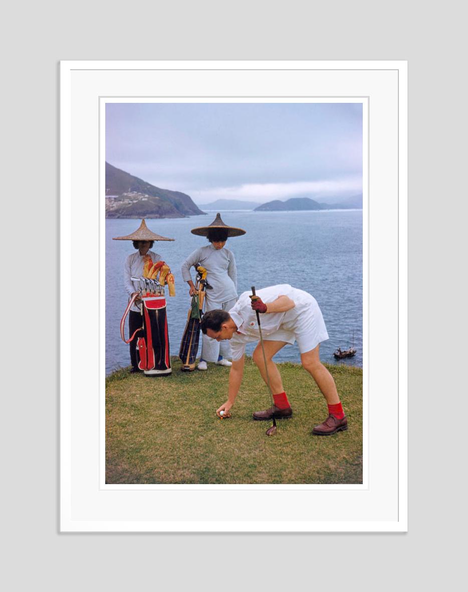 Teeing Off 1959 Limited Signature Stamped Edition  - Modern Photograph by Toni Frissell