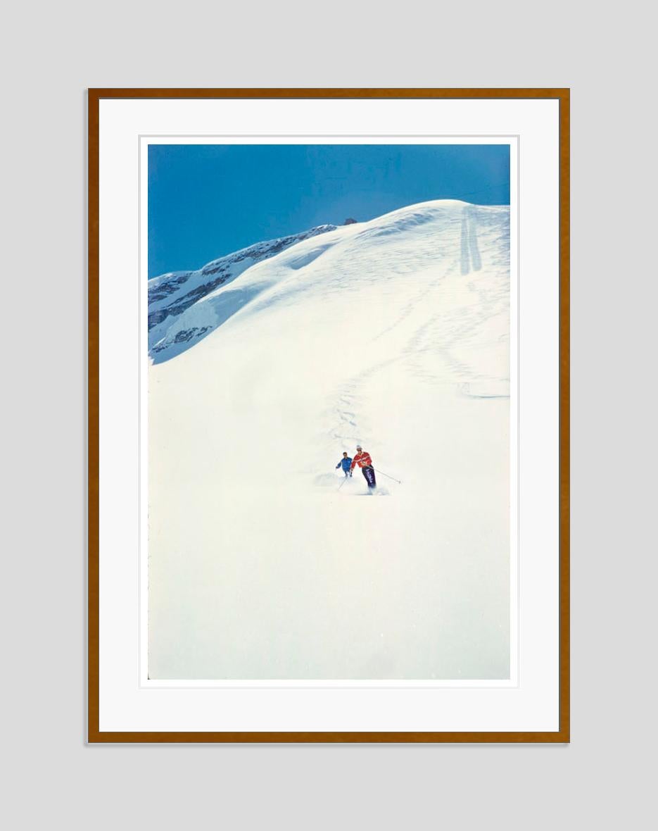 The Perfect Piste 1960 Limited Signature Stamped Edition  - Photograph by Toni Frissell