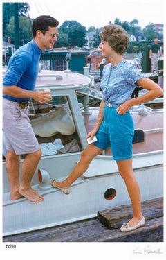 Toni Frissell 'A Couple At The Regatta' Unframed Limited Signature Stamped Print