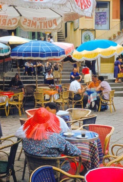 Toni Frissell "Café Capri" 1959 Edición limitada sin marco con sello de firma