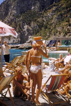 Toni Frissell „Capri Hat“ – Ungerahmte, limitierte Auflage mit Signaturstempel
