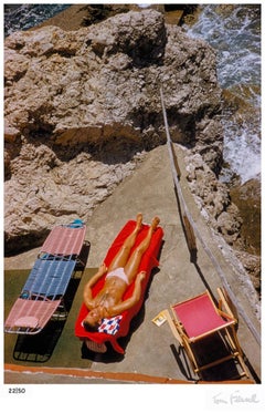 Toni Frissell 'Capri Sun Lounge' Unframed Limited Signature Stamped Edition