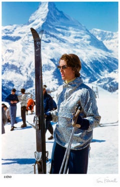 Toni Frissell «Zermatt Skier»: edición limitada sin enmarcar, con sello de autor