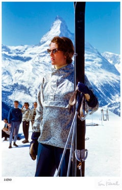«Stylish Skiing» de Toni Frissell: edición limitada sin enmarcar con sello de autor