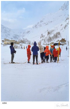 Toni Frissell 'Val D'Isere' Ungerahmt Limitierte Auflage Nachlassgestempelte Auflage